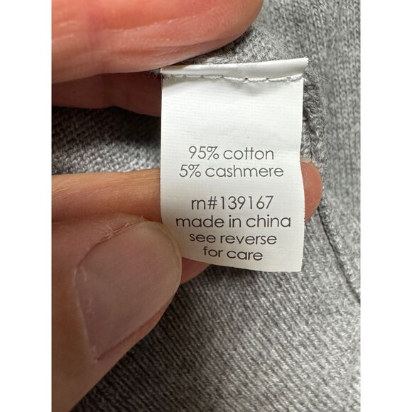 27 MILES MALIBU Cashmere Blend Laced Soft Cozy Sweater, Sz S - Picture 6 of 7